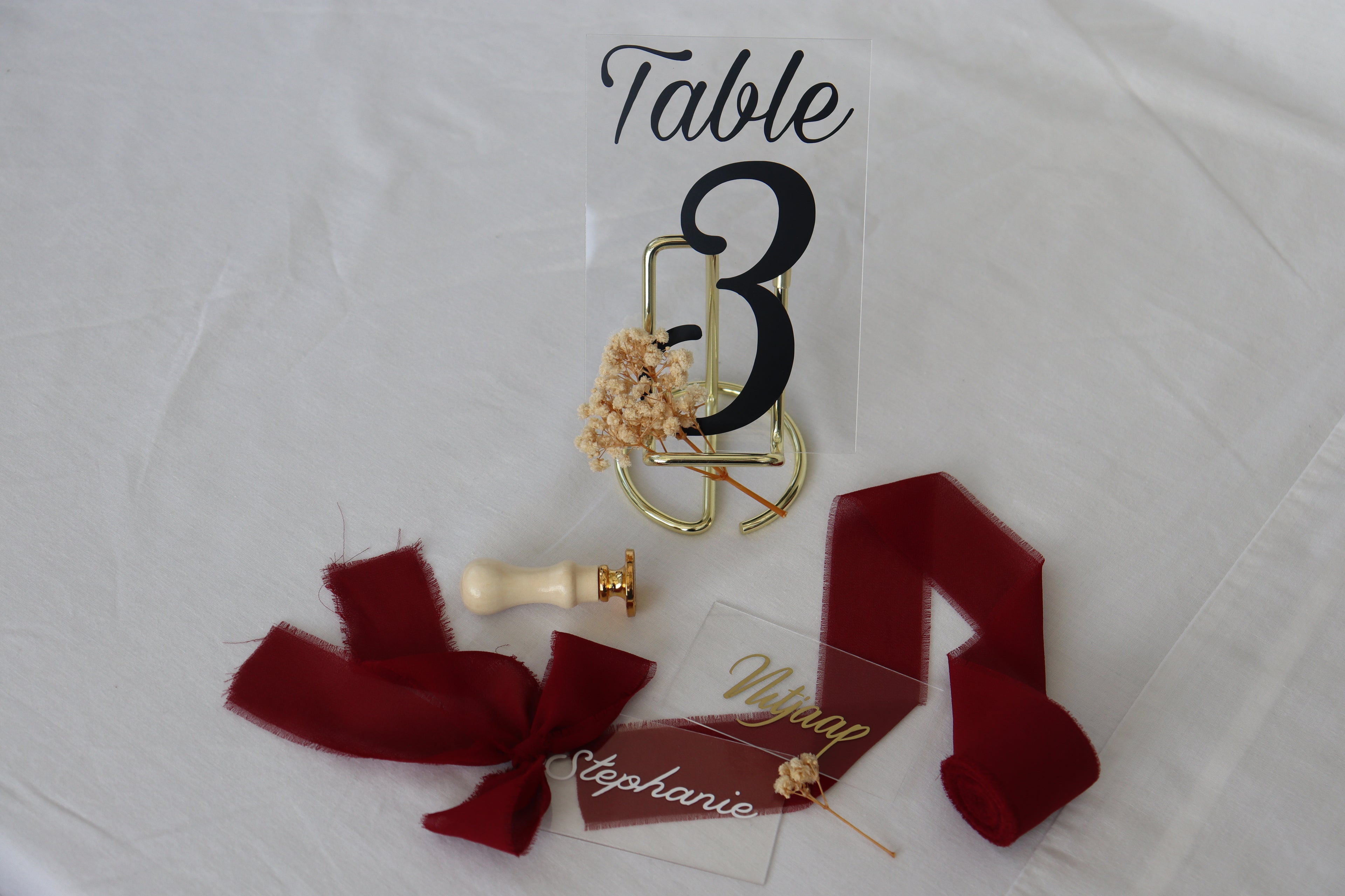 Luxe Numbers - 4"x6"